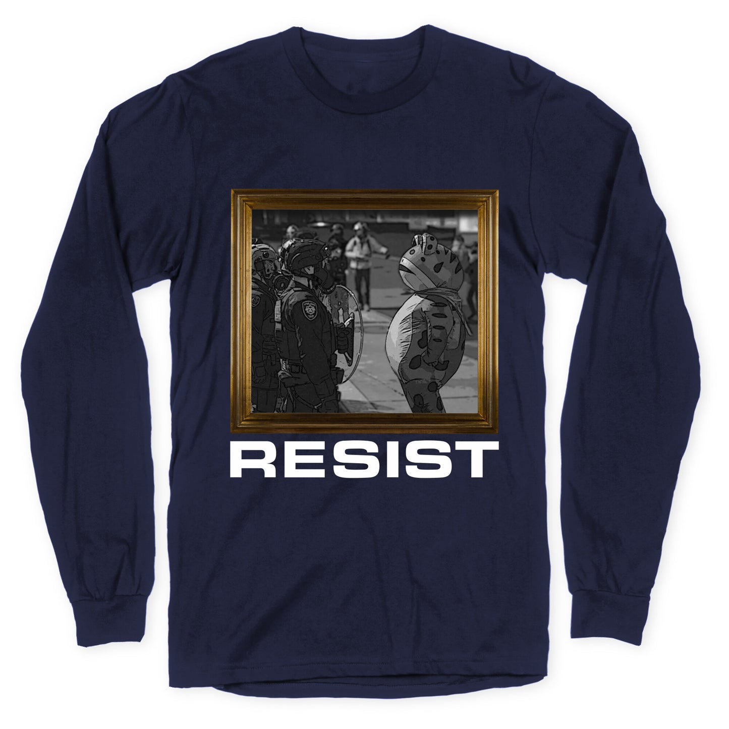 Portland Protest Frog Longsleeve Tee