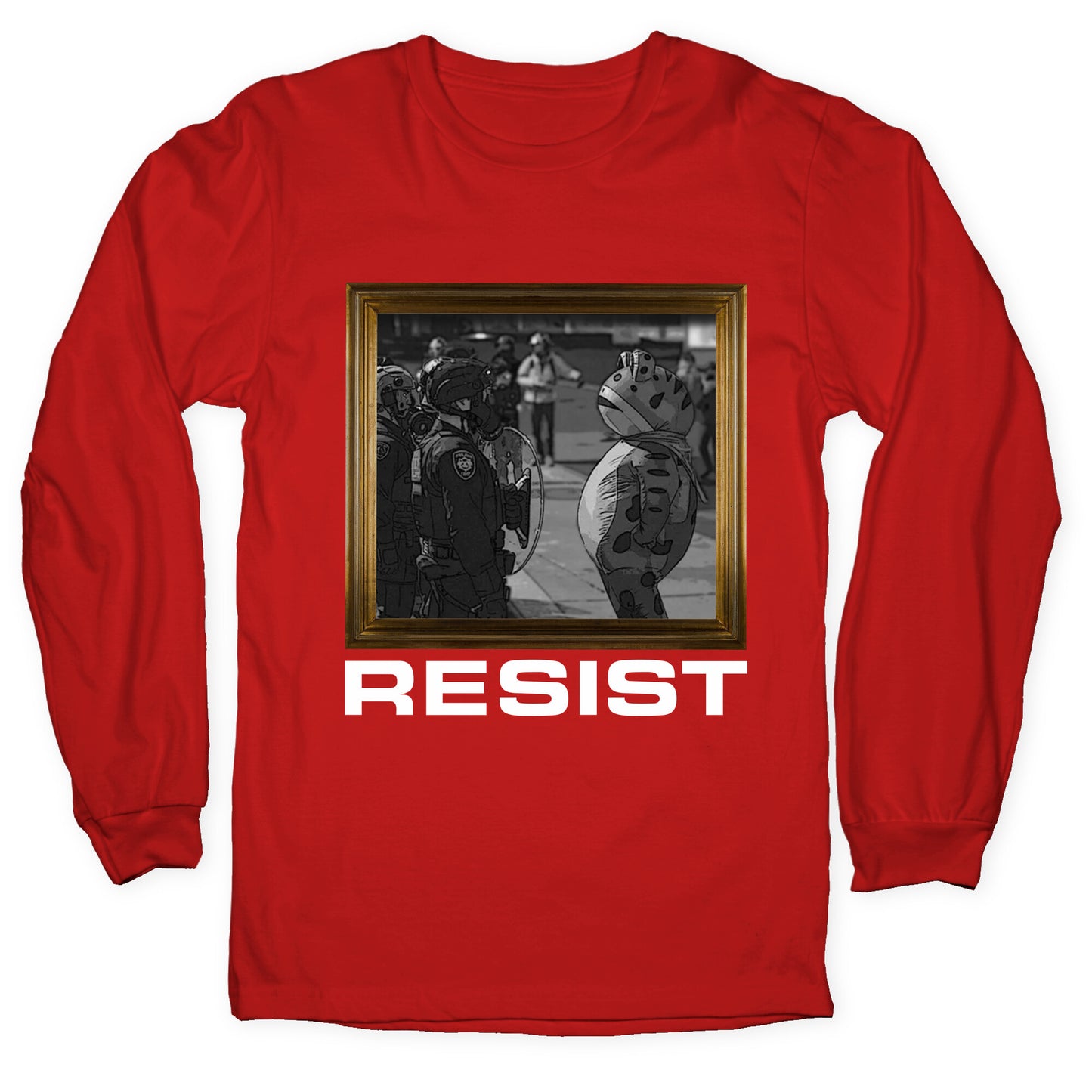 Portland Protest Frog Longsleeve Tee