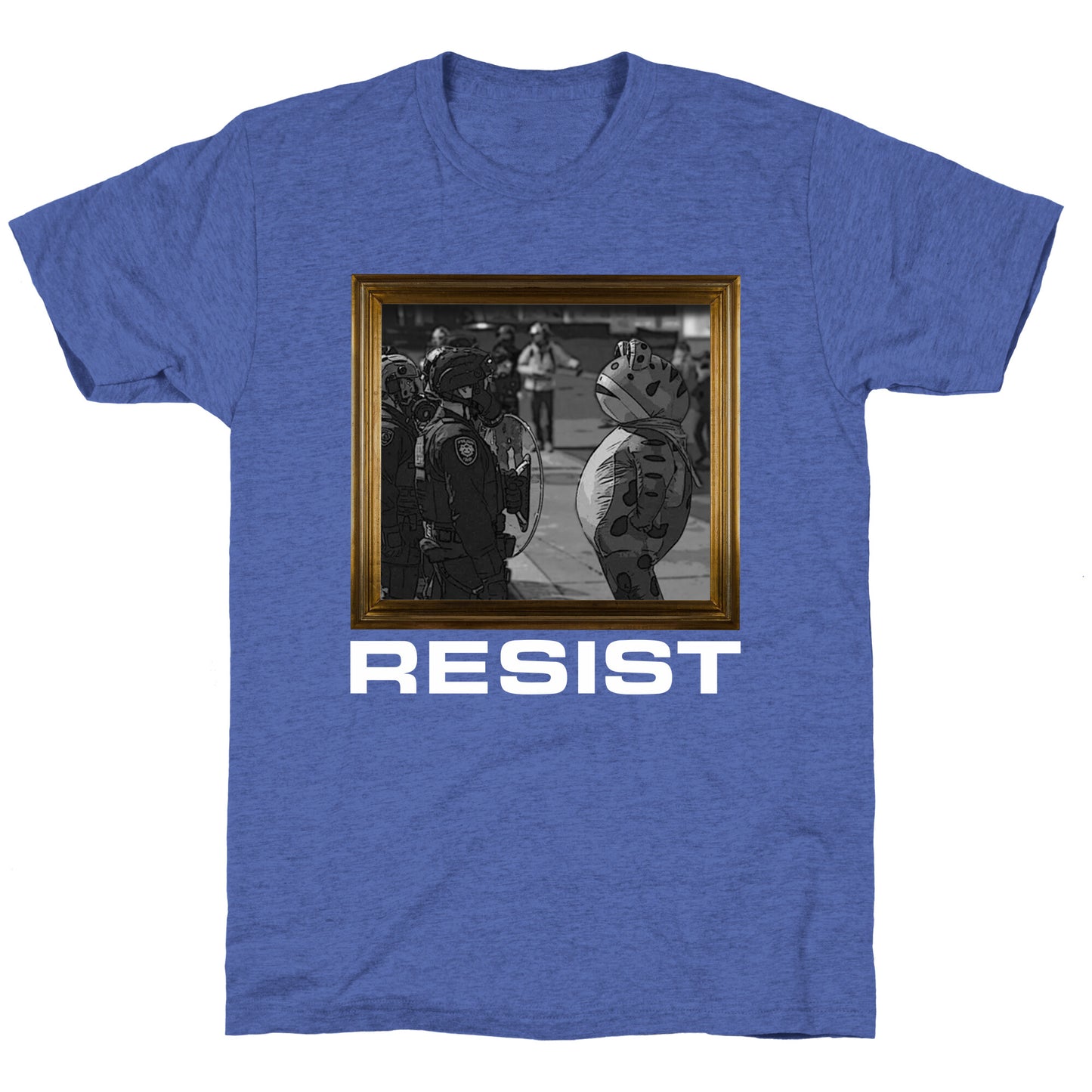 Portland Protest Frog Unisex Triblend Tee