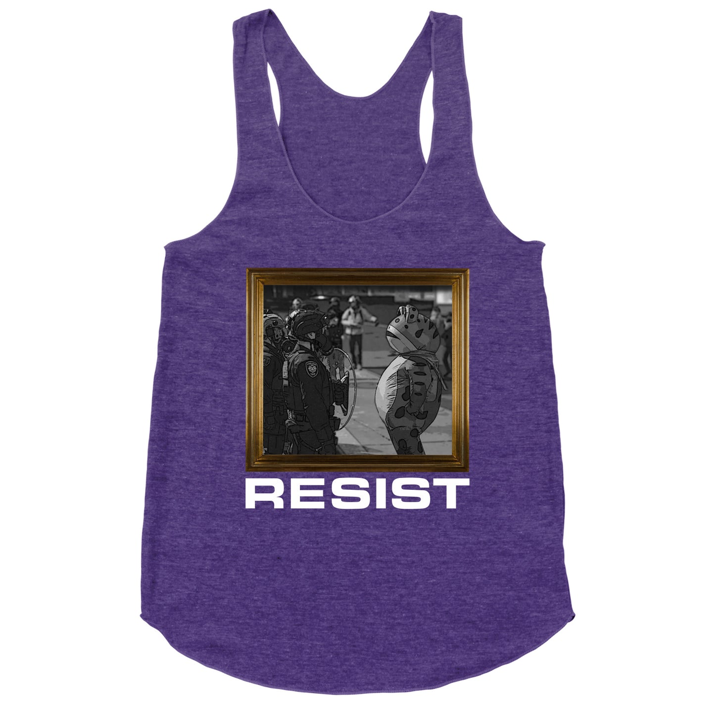 Portland Protest Frog Racerback Tank
