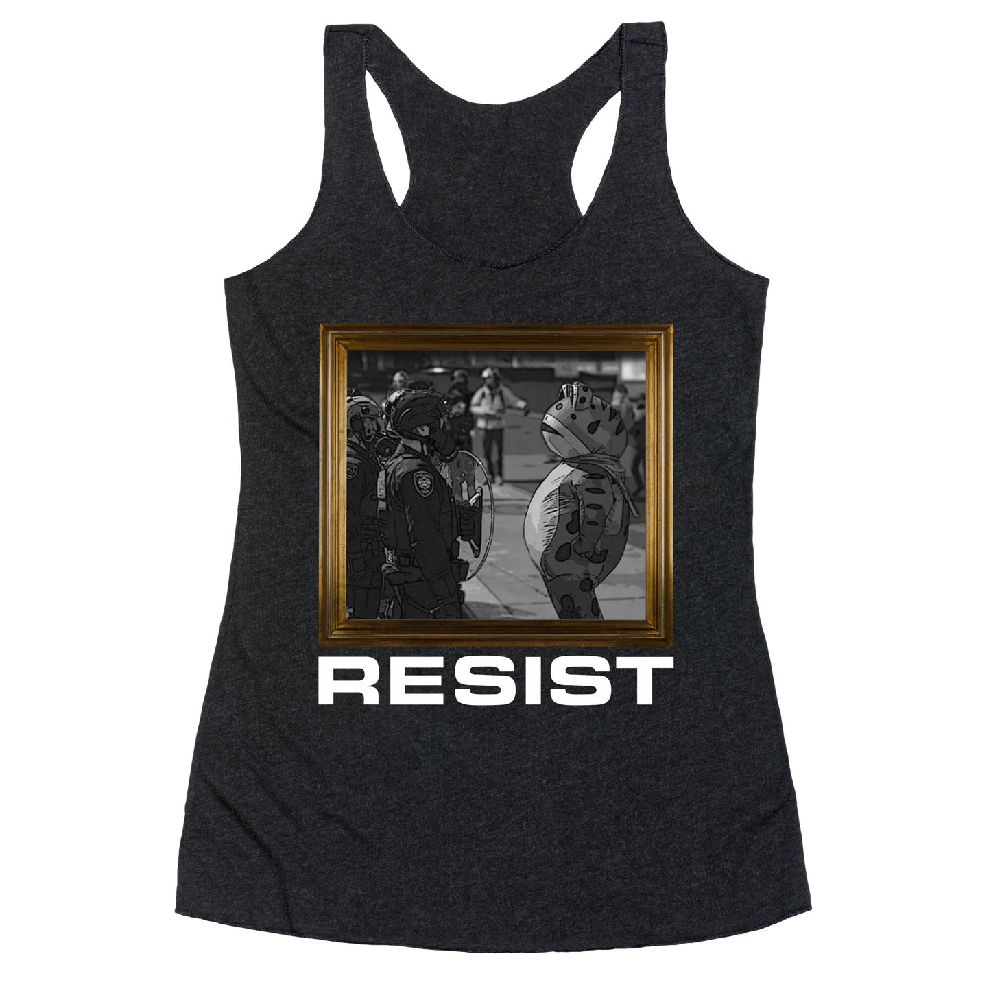 Portland Protest Frog Racerback Tank