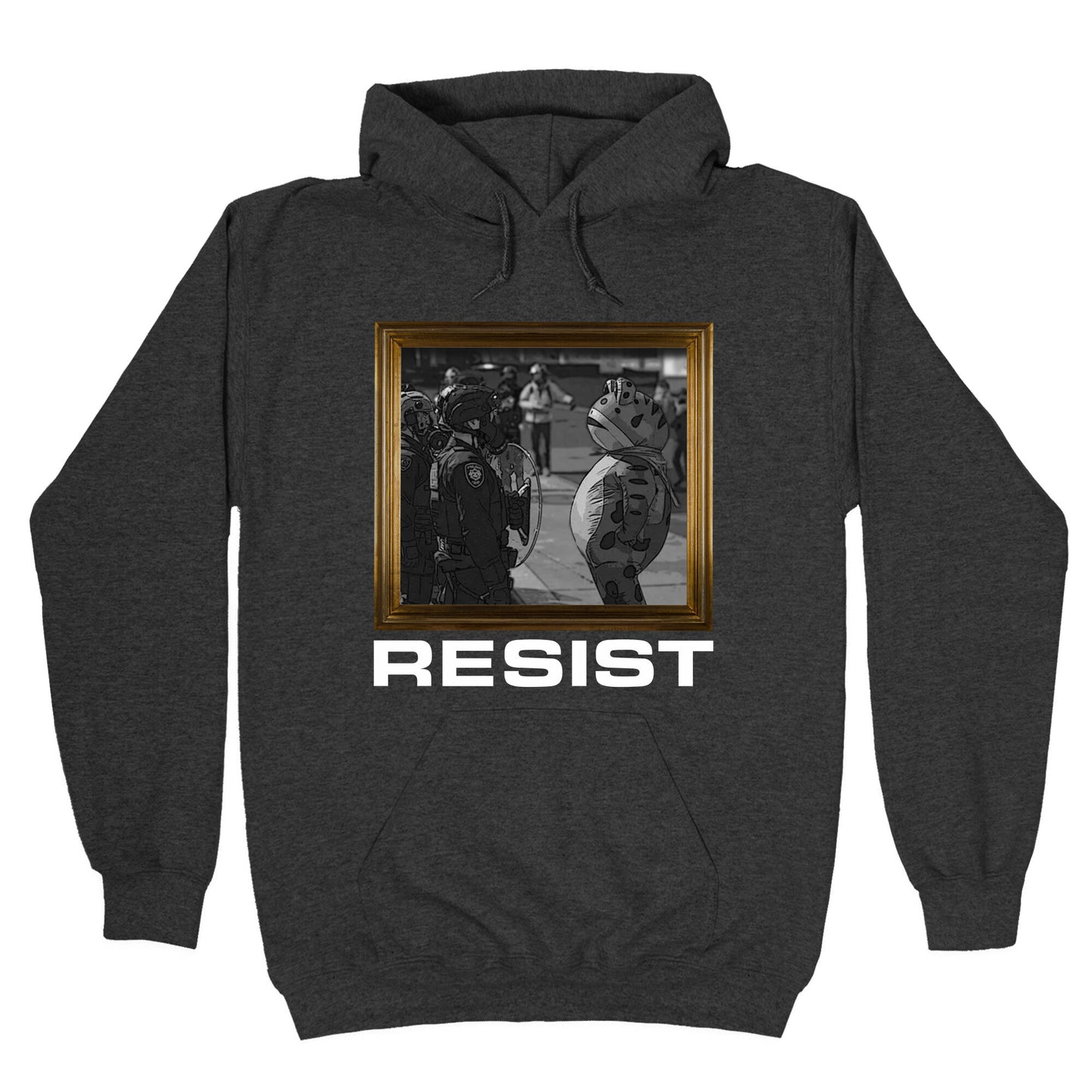 Portland Protest Frog Hoodie
