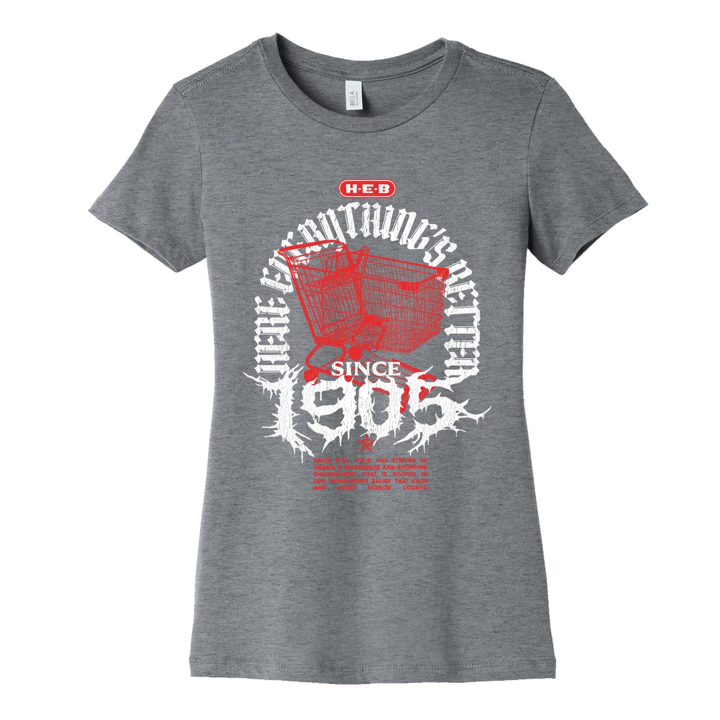 H-E-B Metal Shirt Womens Cotton Tee
