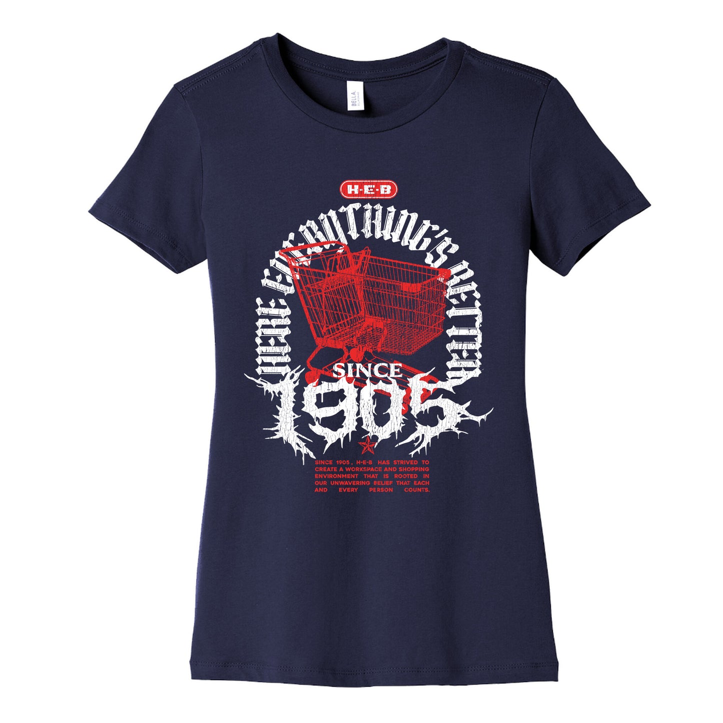 H-E-B Metal Shirt Womens Cotton Tee