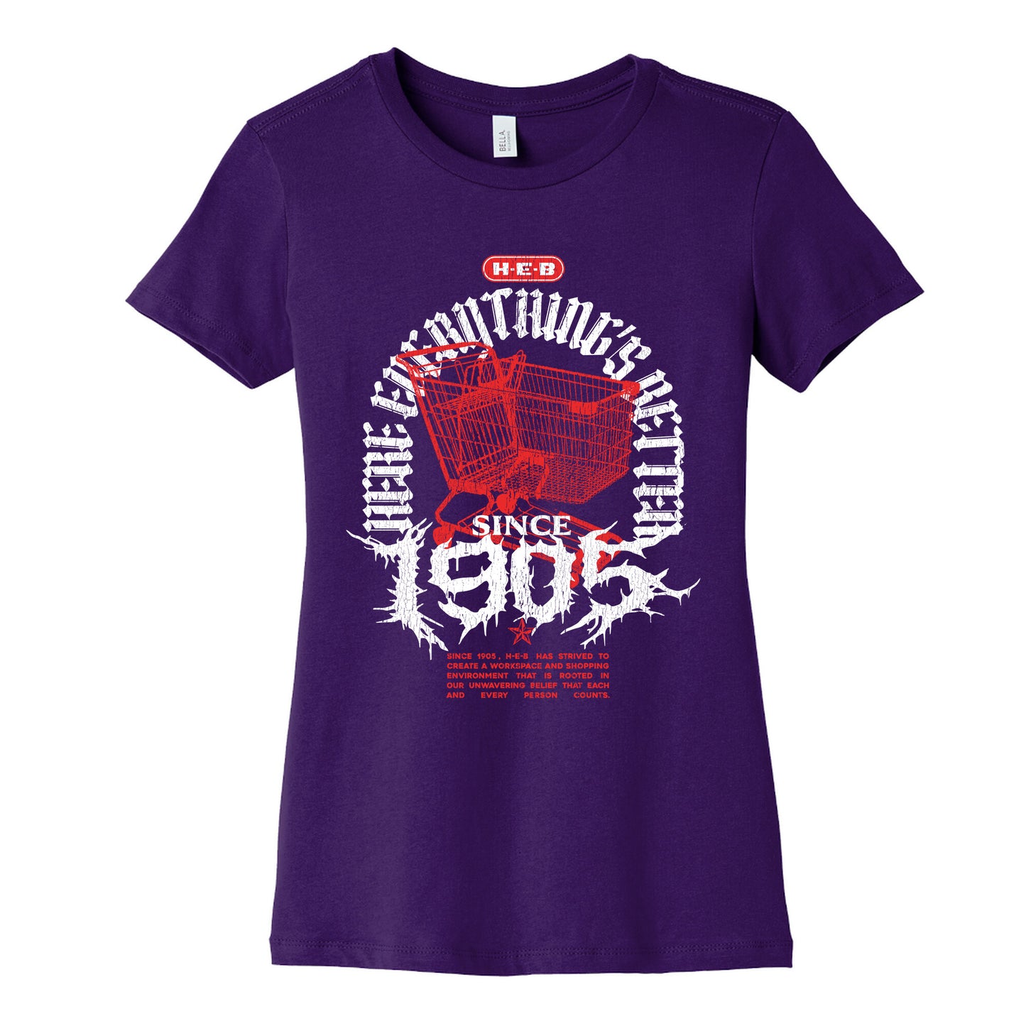 H-E-B Metal Shirt Womens Cotton Tee