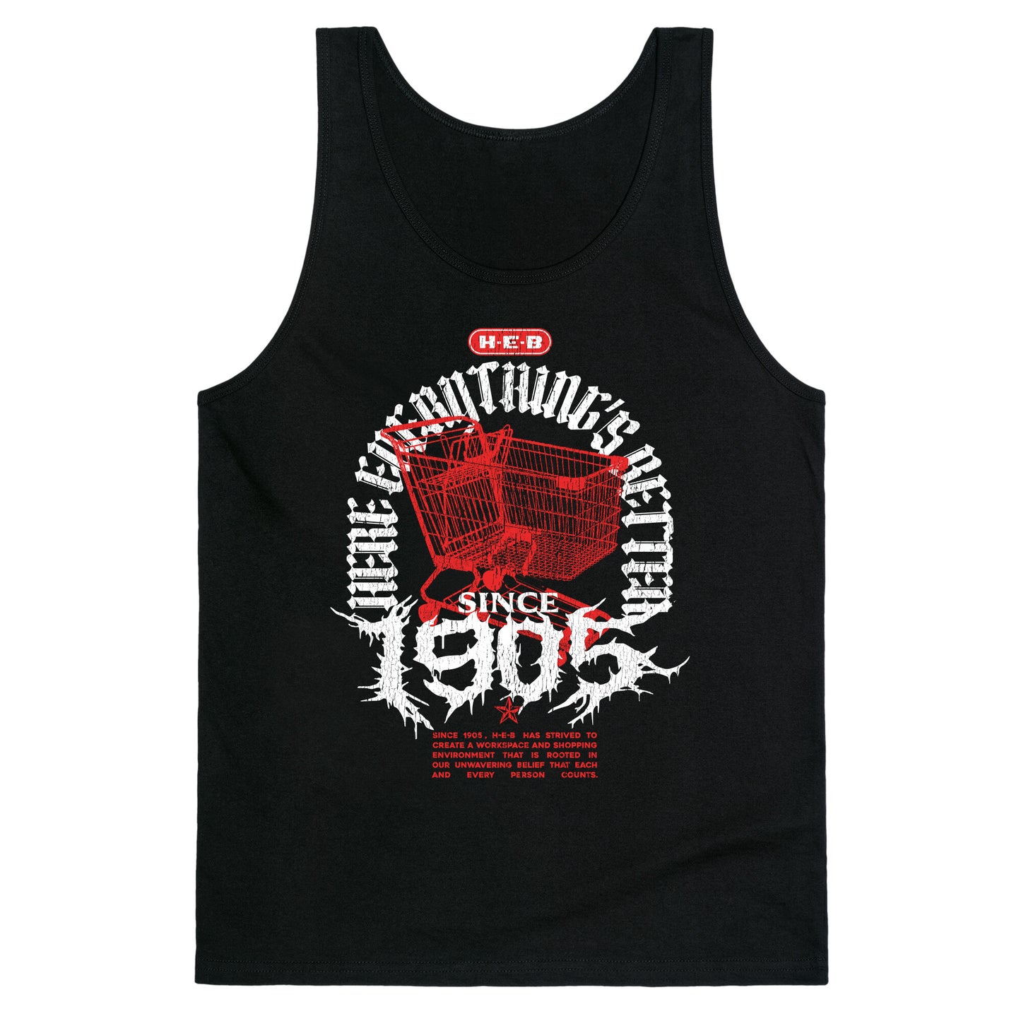 H-E-B Metal Shirt Tank Top