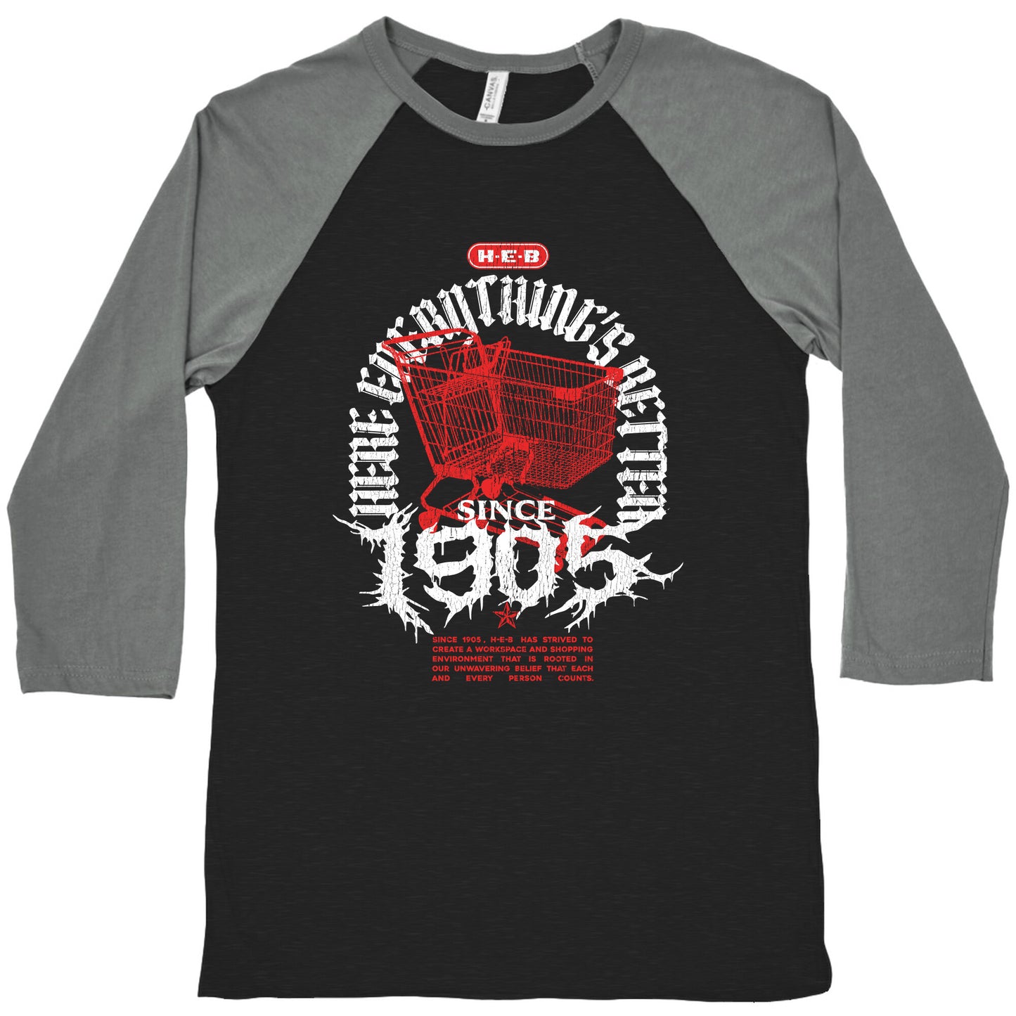 H-E-B Metal Shirt Baseball Tee
