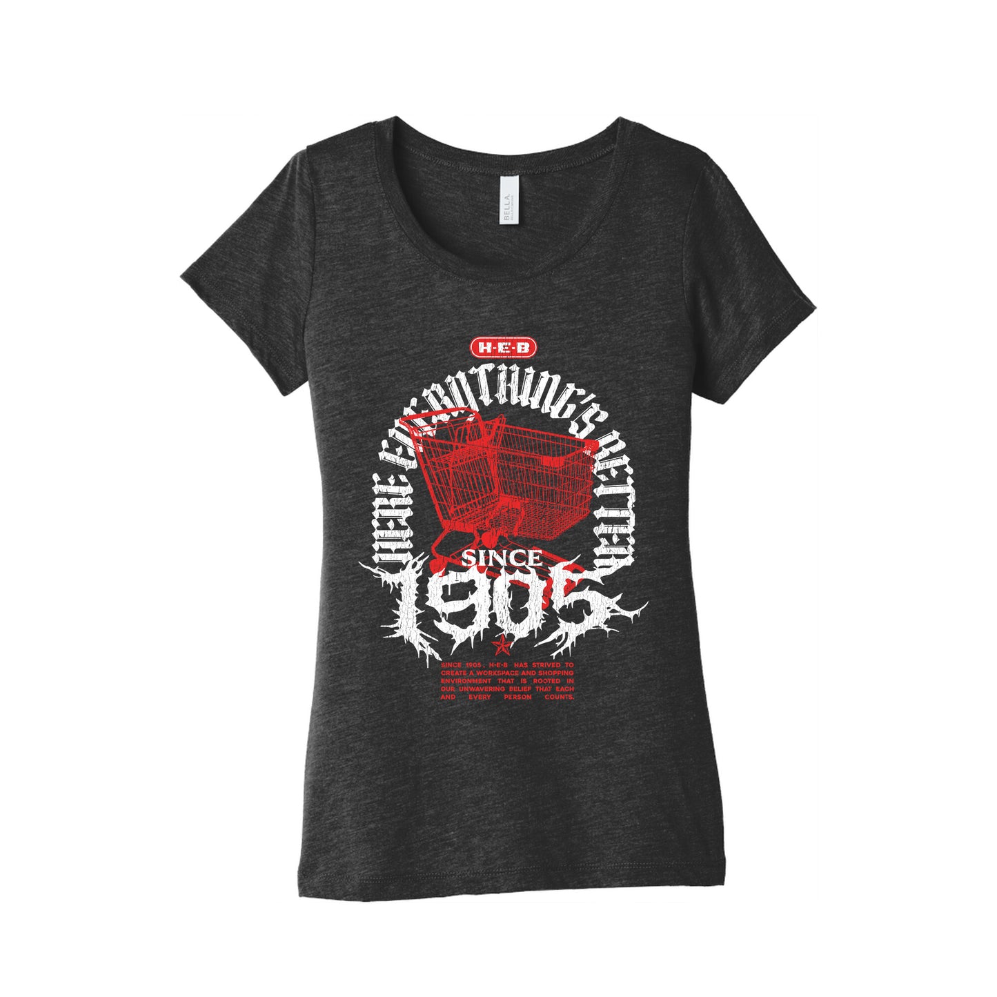 H-E-B Metal Shirt Womens Triblend Tee
