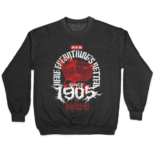 H-E-B Metal Shirt Crewneck Sweatshirt