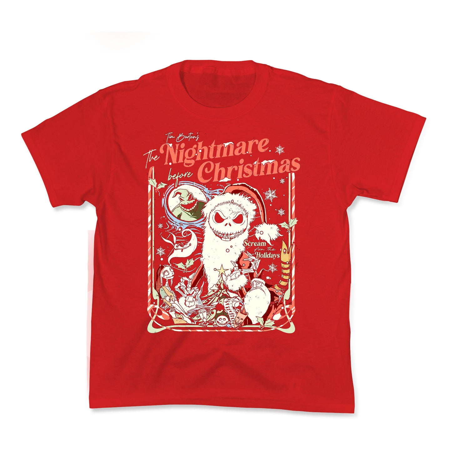 Nightmare Before Christmas Vintage Kids Tee