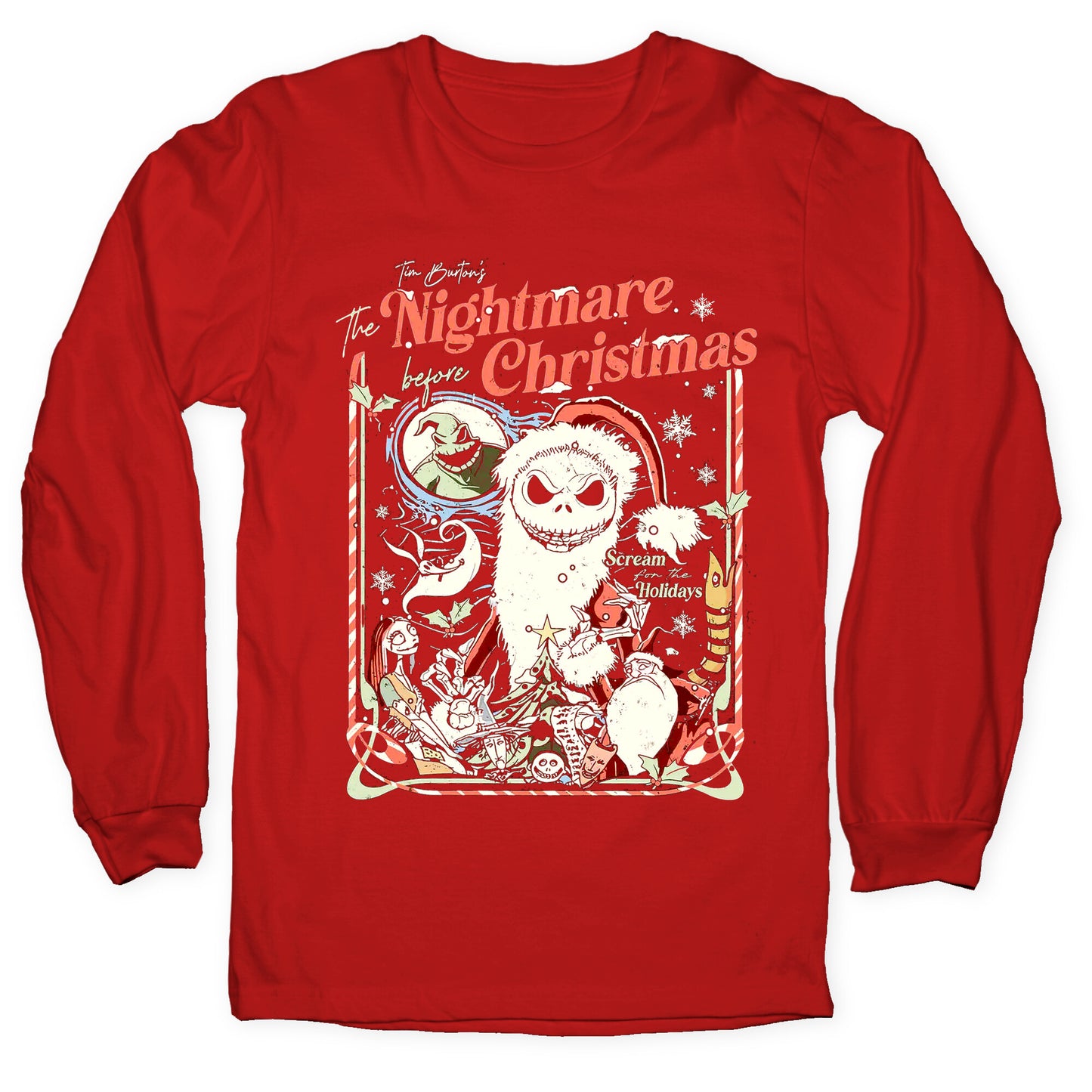 Nightmare Before Christmas Vintage Longsleeve Tee