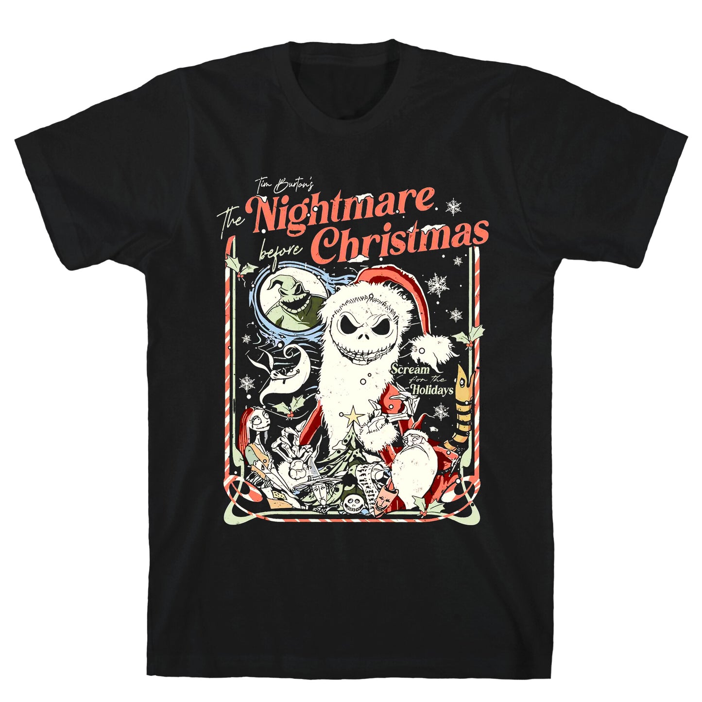 Nightmare Before Christmas Vintage T-Shirt