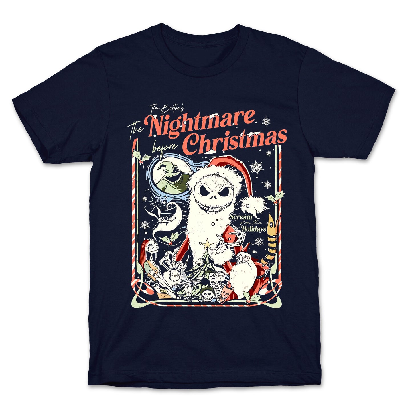 Nightmare Before Christmas Vintage T-Shirt