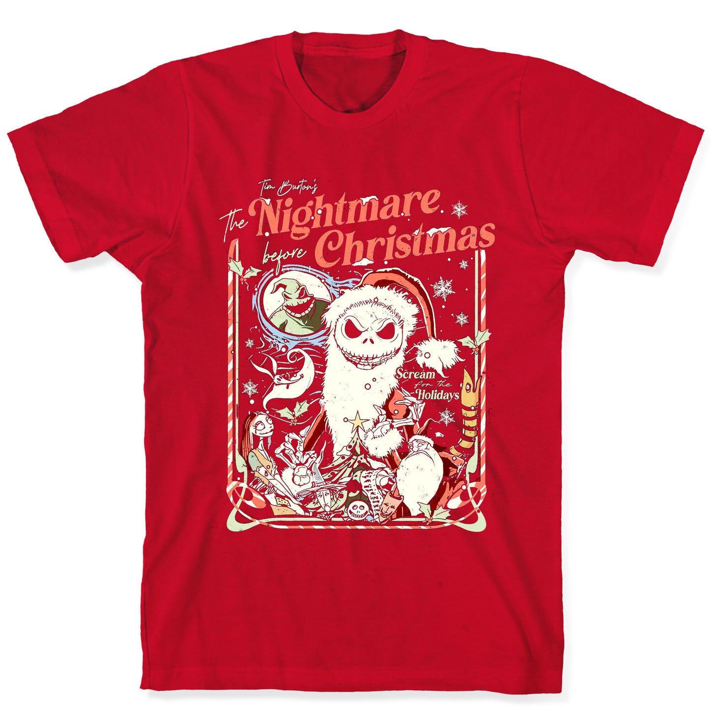 Nightmare Before Christmas Vintage T-Shirt