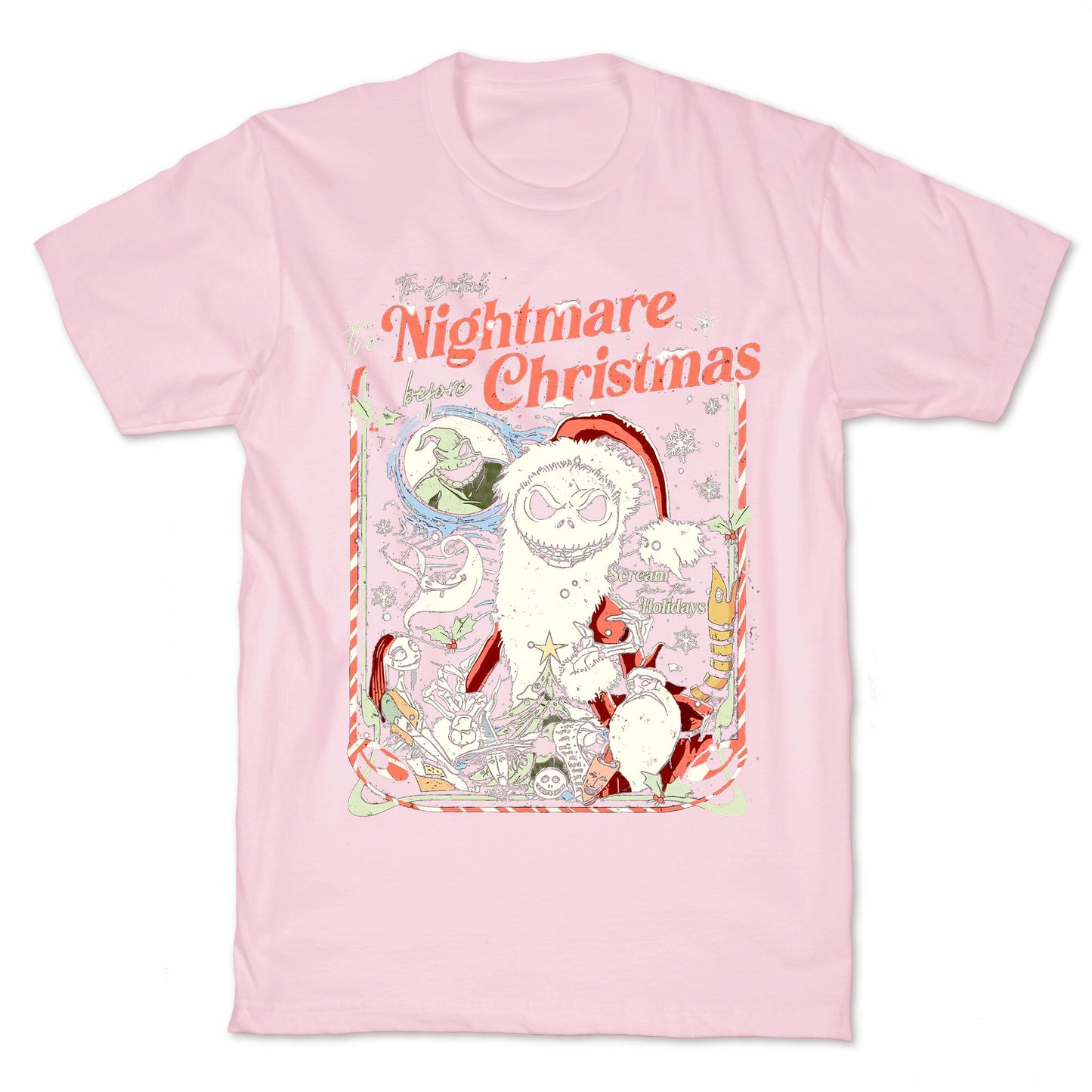 Nightmare Before Christmas Vintage T-Shirt