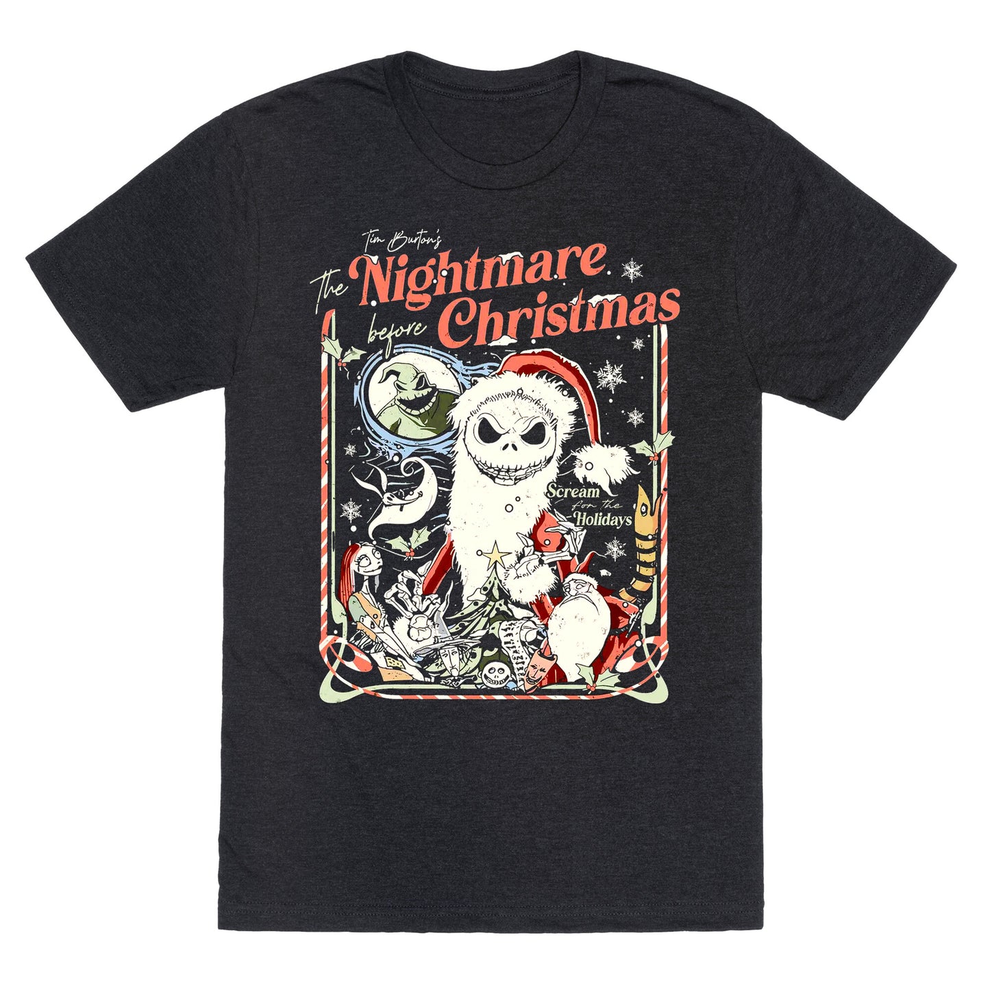 Nightmare Before Christmas Vintage Unisex Triblend Tee