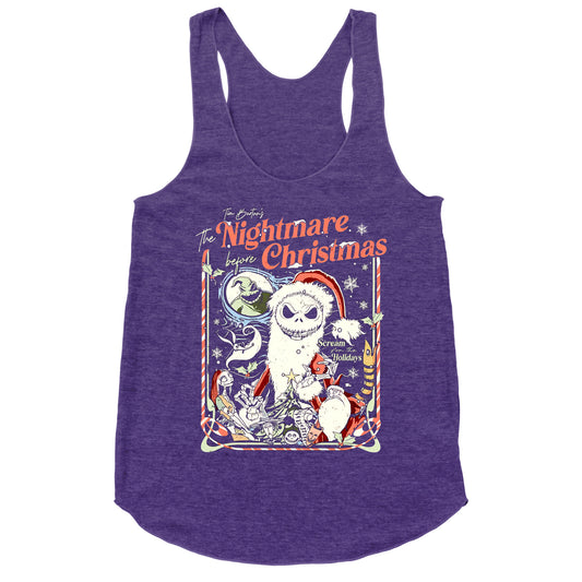 Nightmare Before Christmas Vintage Racerback Tank