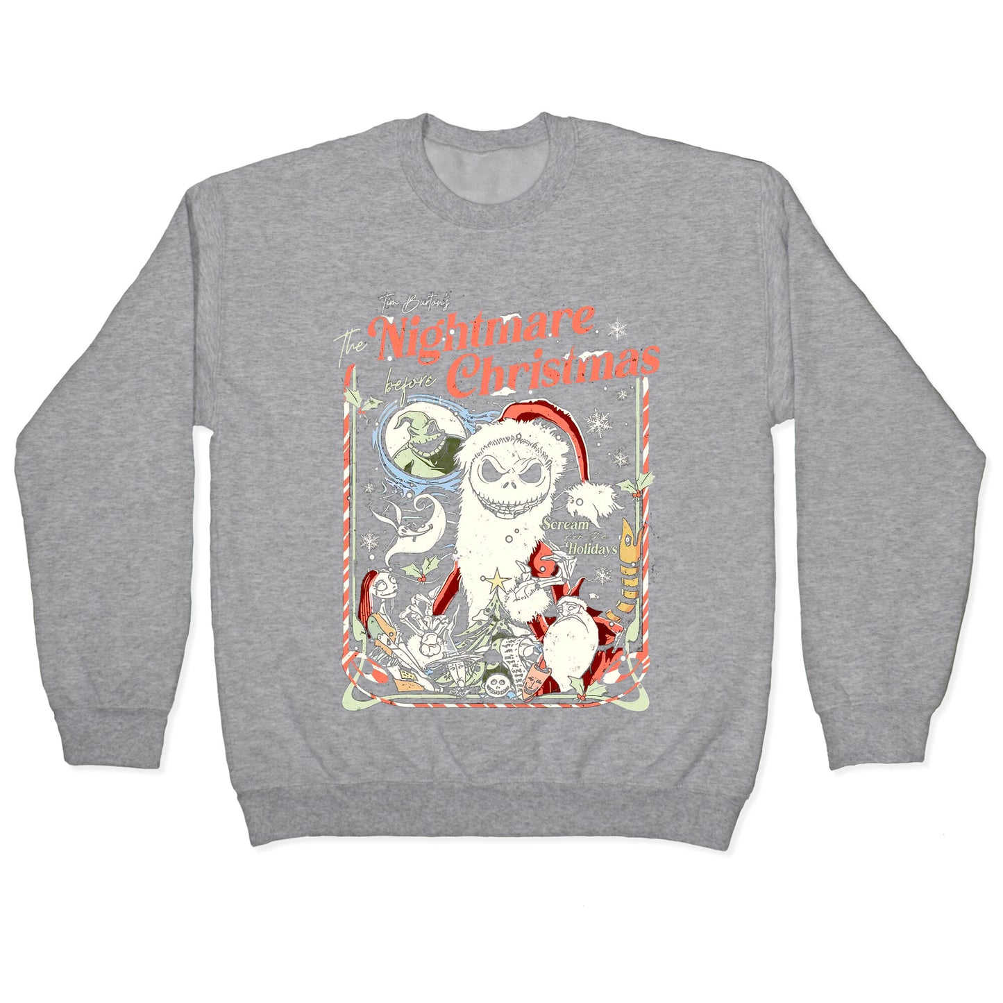 Nightmare Before Christmas Vintage Crewneck Sweatshirt