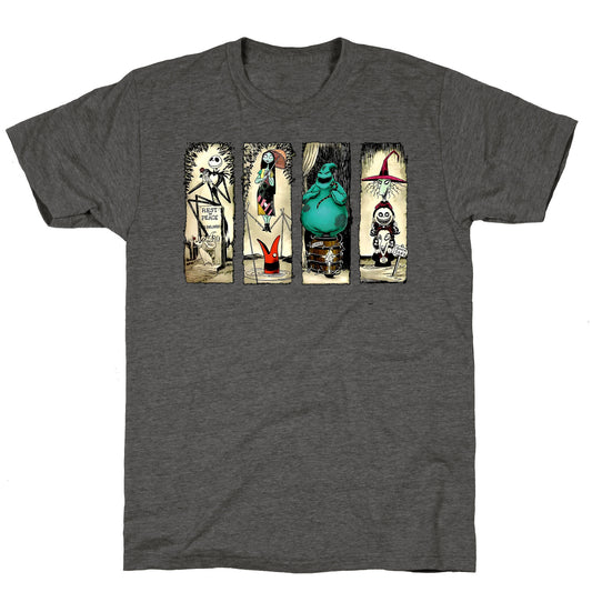 Nightmare Before Christmas Unisex Triblend Tee