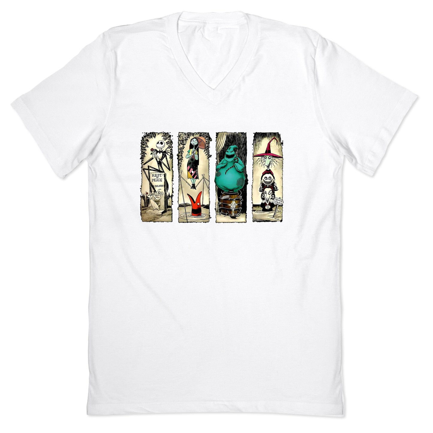 Nightmare Before Christmas V-Neck