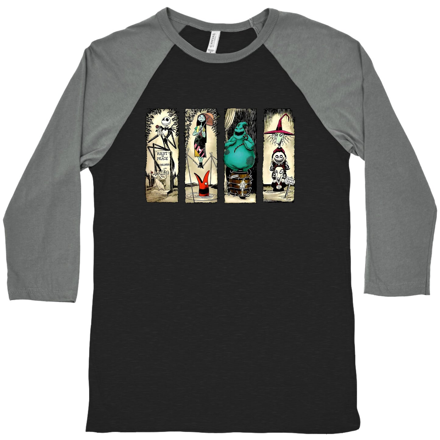 Nightmare Before Christmas Baseball Tee