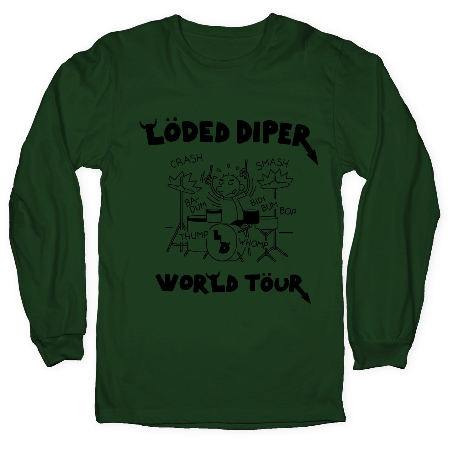 Loded Diper World Tour Longsleeve Tee