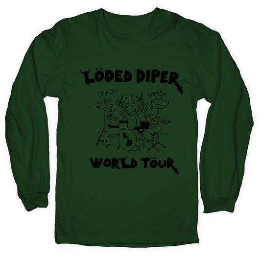 Loded Diper World Tour Longsleeve Tee
