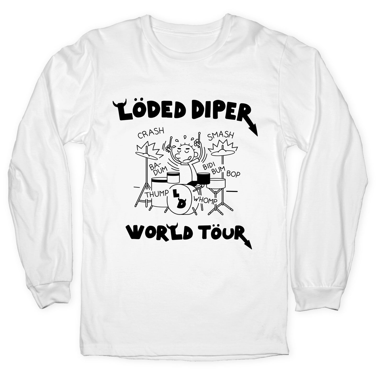 Loded Diper World Tour Longsleeve Tee