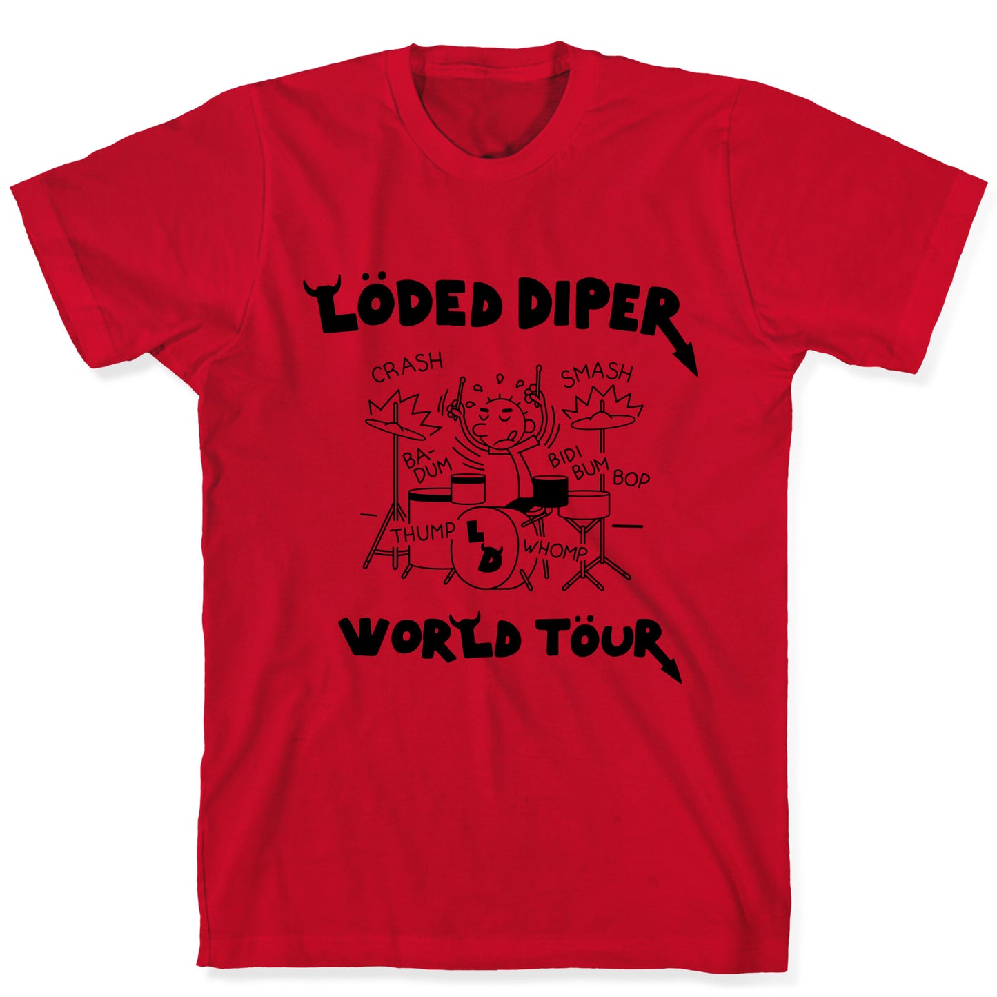 Loded Diper World Tour T-Shirt