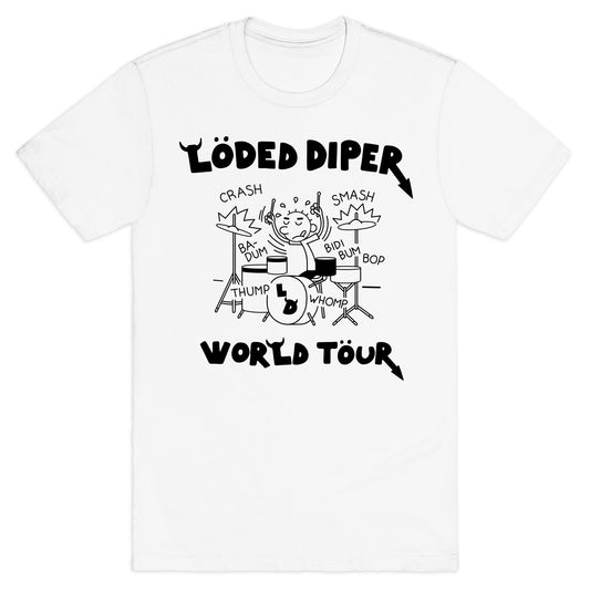 Loded Diper World Tour T-Shirt