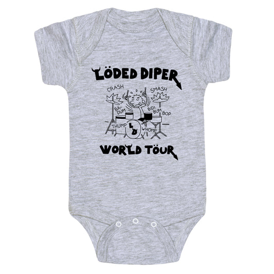 Loded Diper World Tour Baby One-Piece