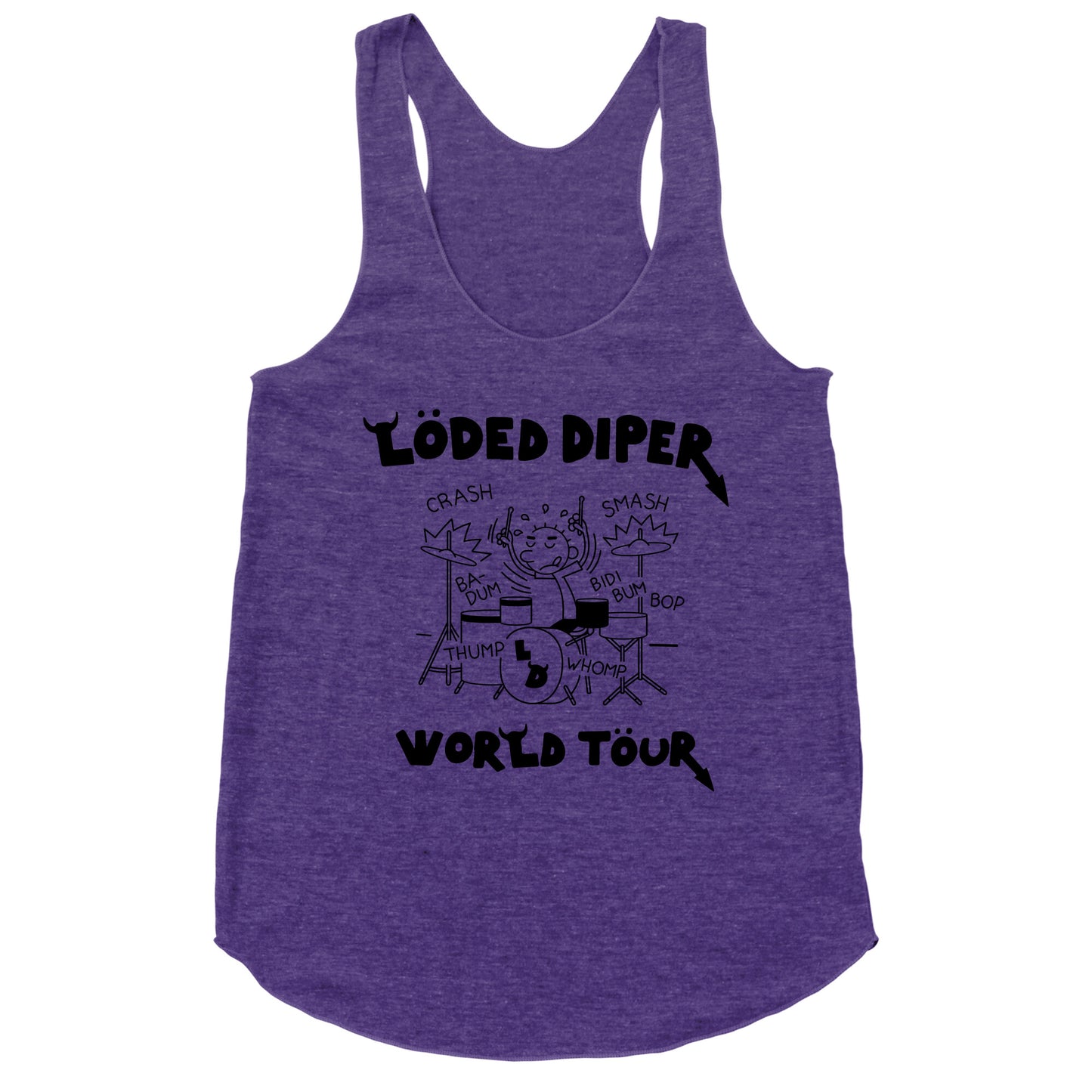 Loded Diper World Tour Racerback Tank