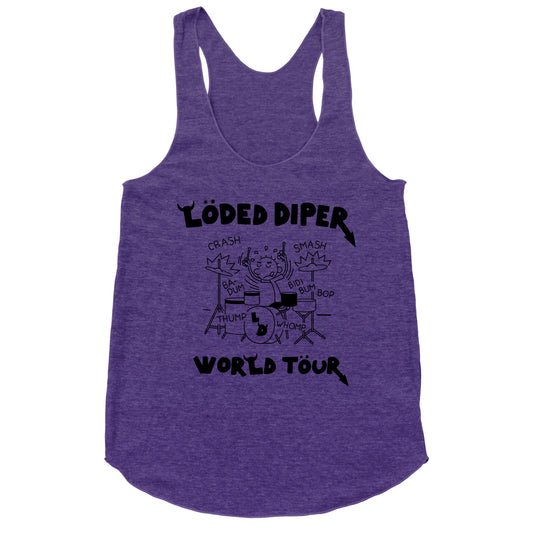 Loded Diper World Tour Racerback Tank