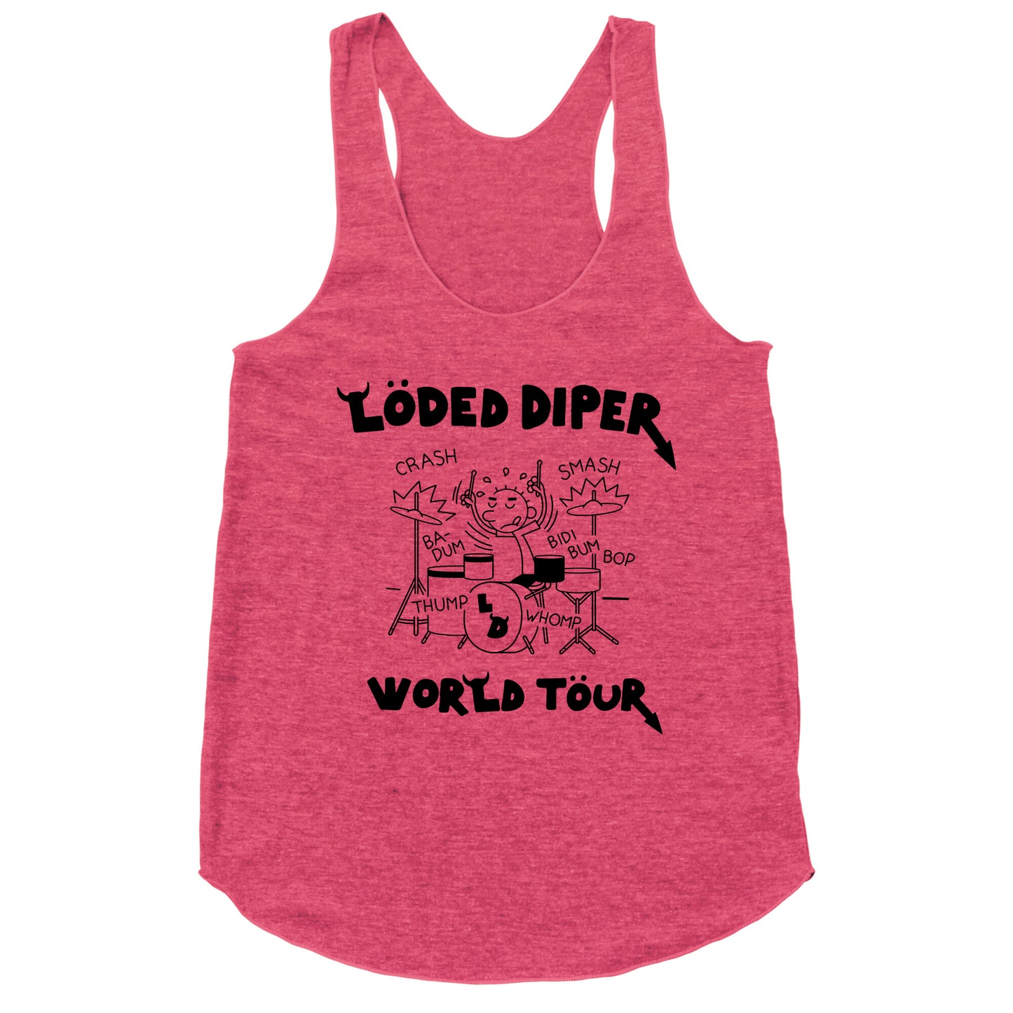 Loded Diper World Tour Racerback Tank