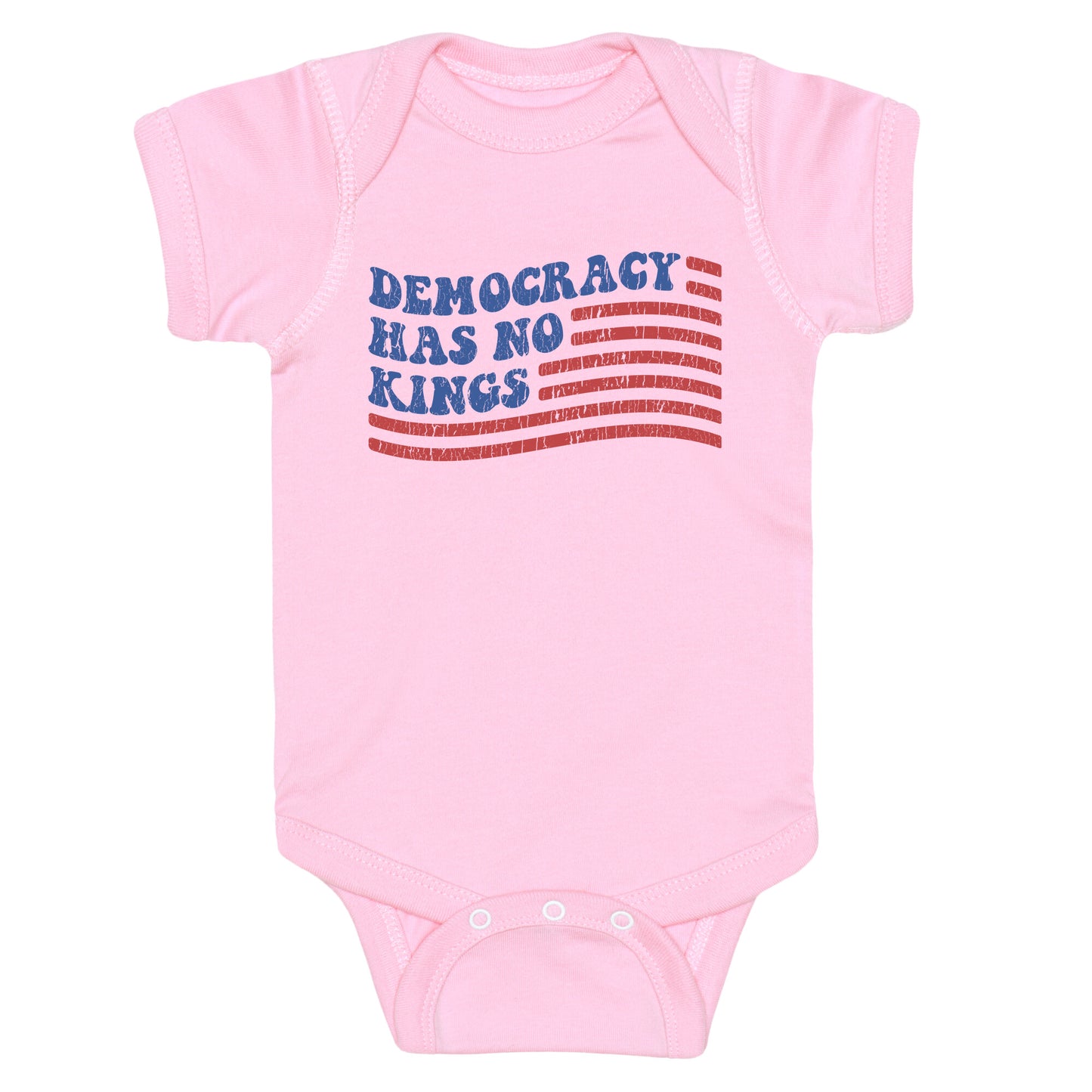 Democracy Has No Kings Baby One-Piece