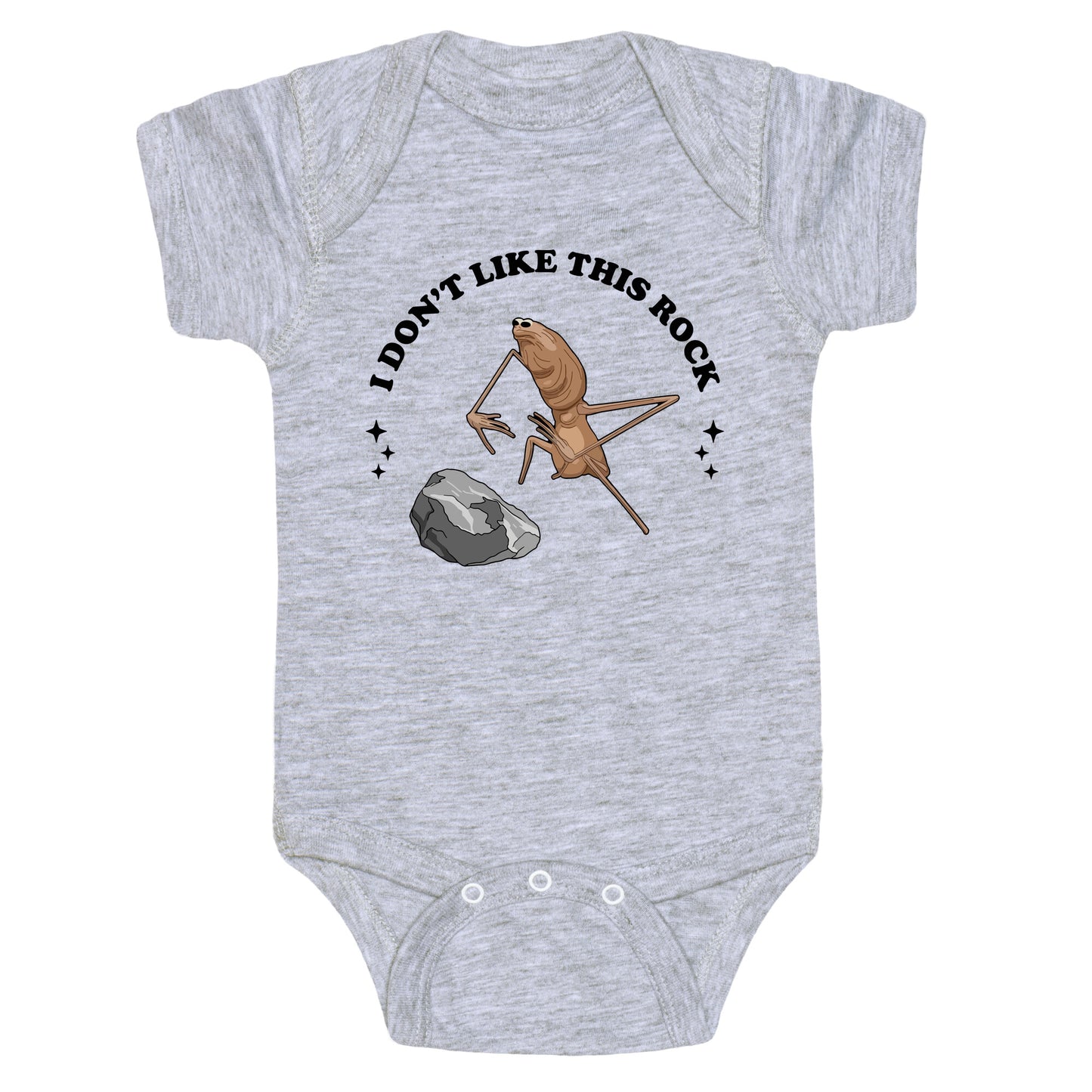 Marcus I Dont Like This Rock Baby One-Piece