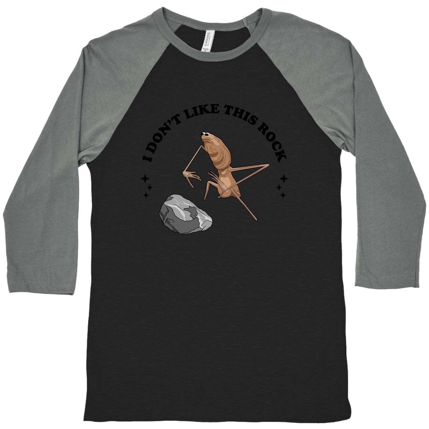 Marcus I Dont Like This Rock Baseball Tee