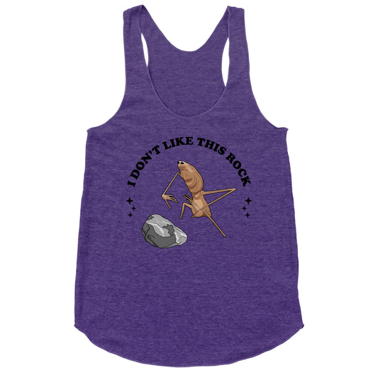 Marcus I Dont Like This Rock Racerback Tank