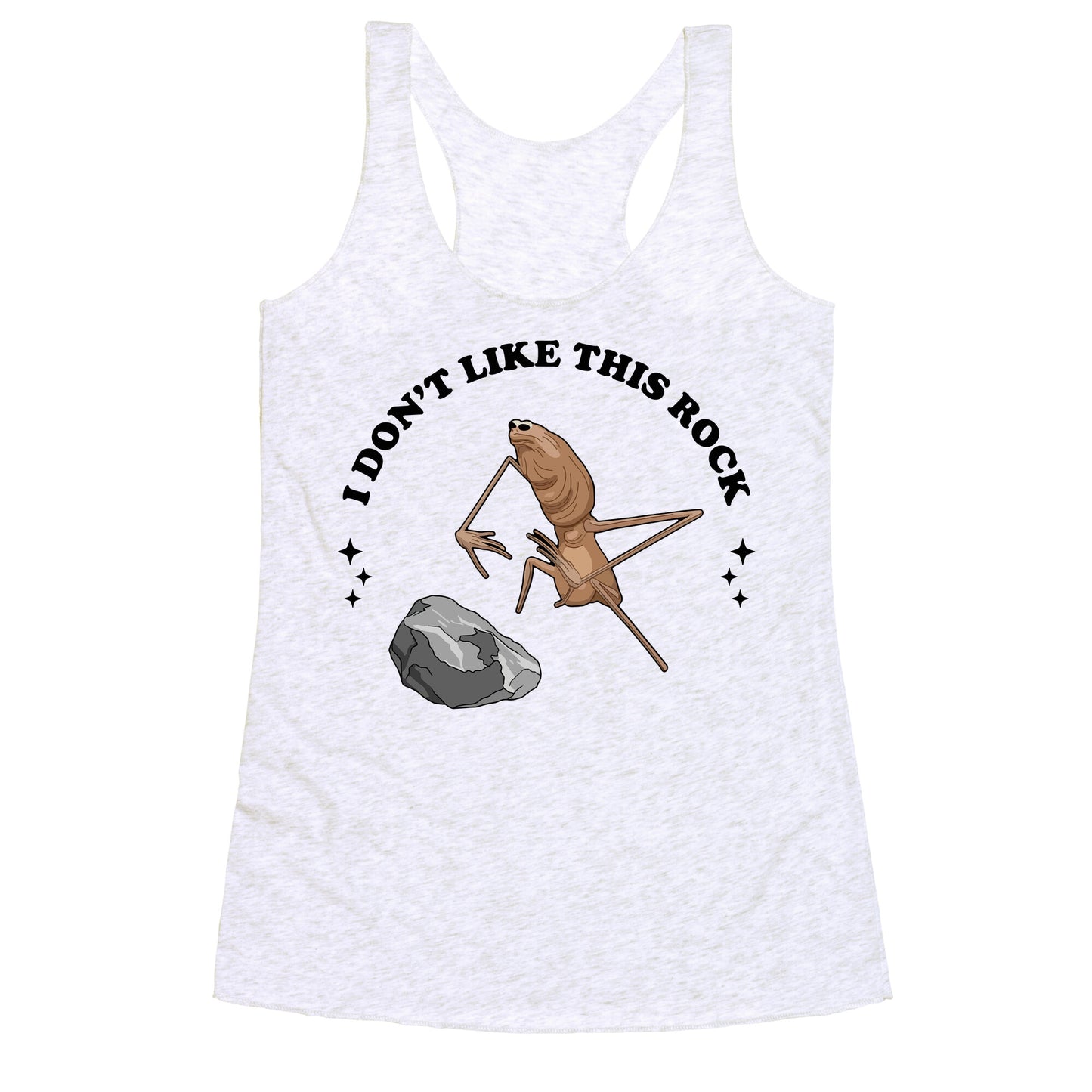 Marcus I Dont Like This Rock Racerback Tank