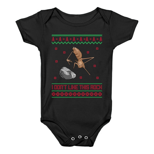 Marcus I Dont Like This Rock Baby One-Piece