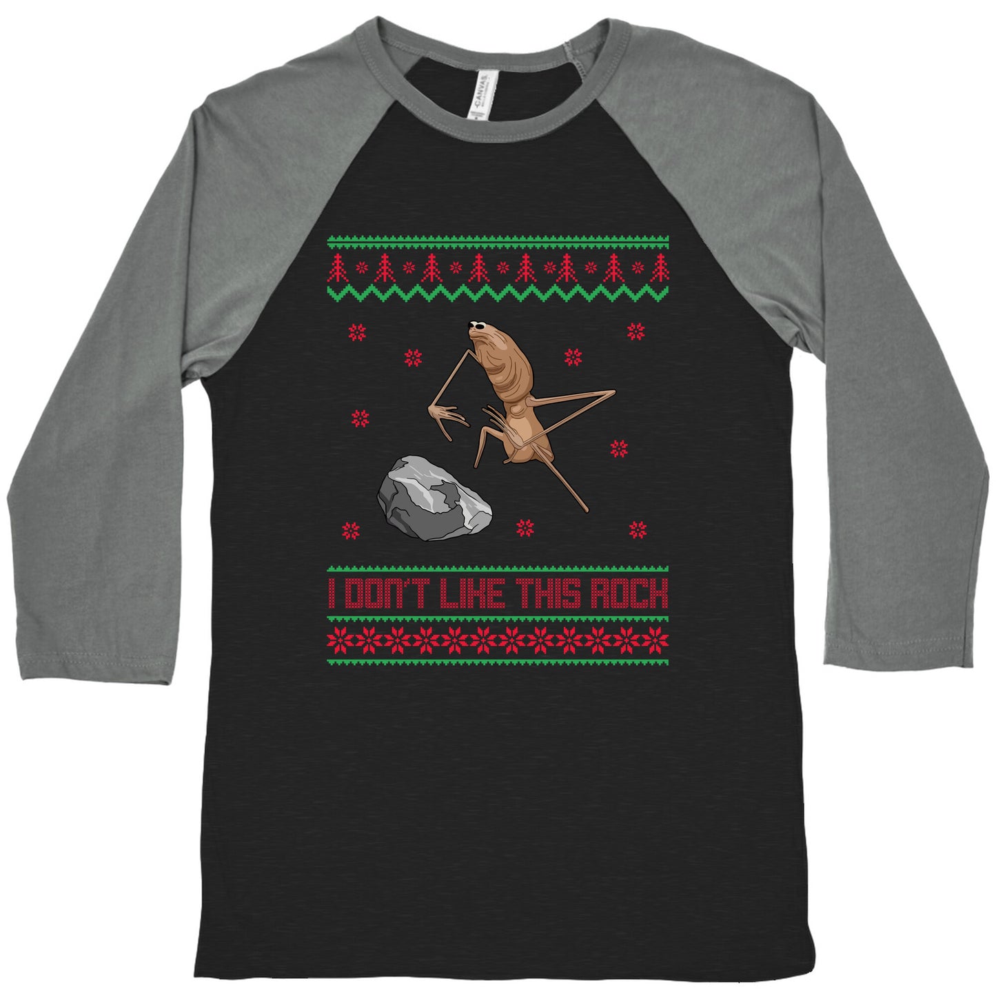 Marcus I Dont Like This Rock Baseball Tee