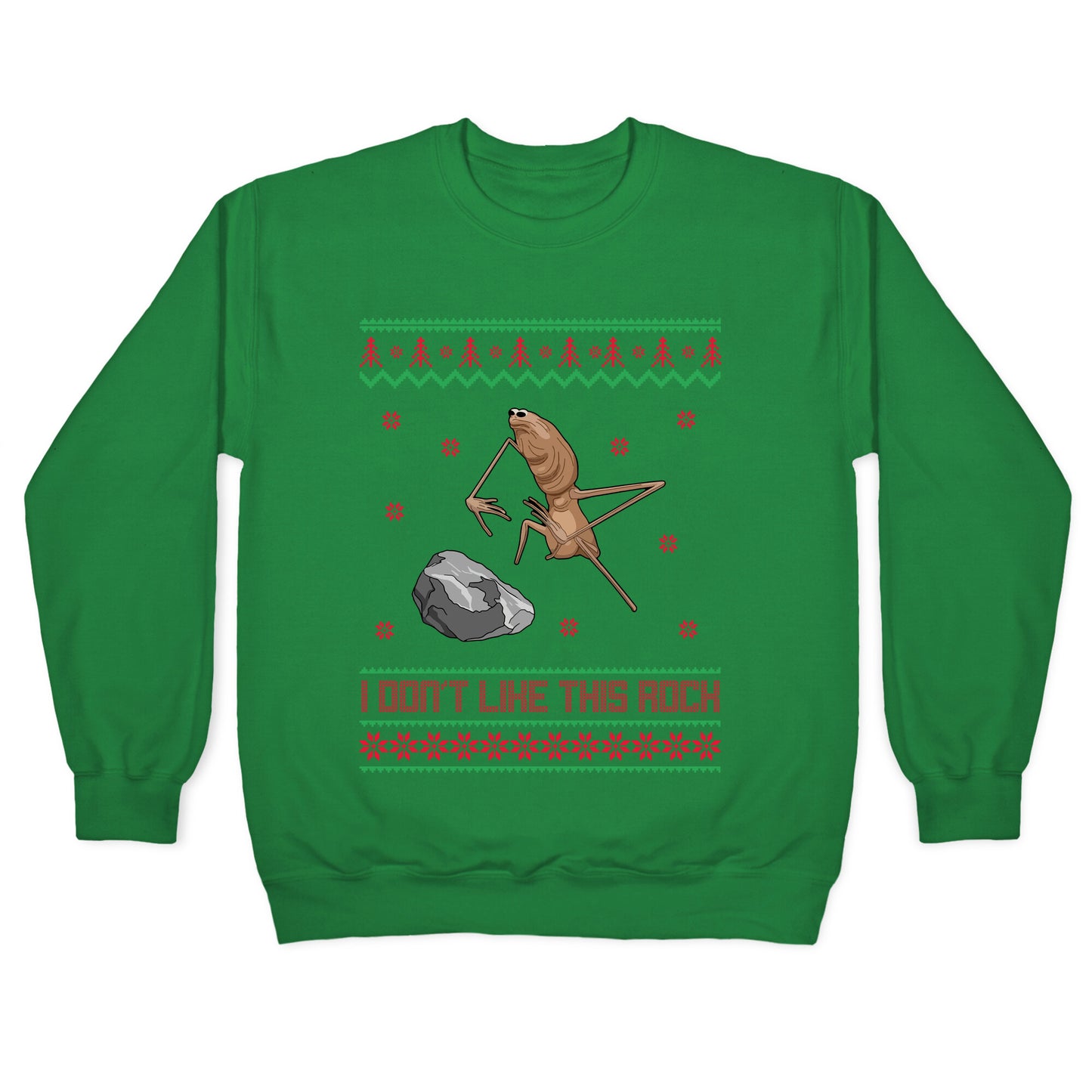 Marcus I Dont Like This Rock Crewneck Sweatshirt