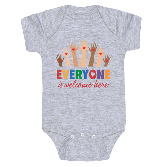 Everyone is Welcome Baby One-Piece