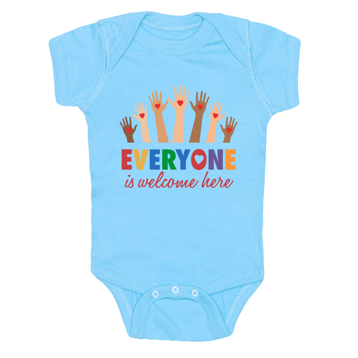 Everyone is Welcome Baby One-Piece