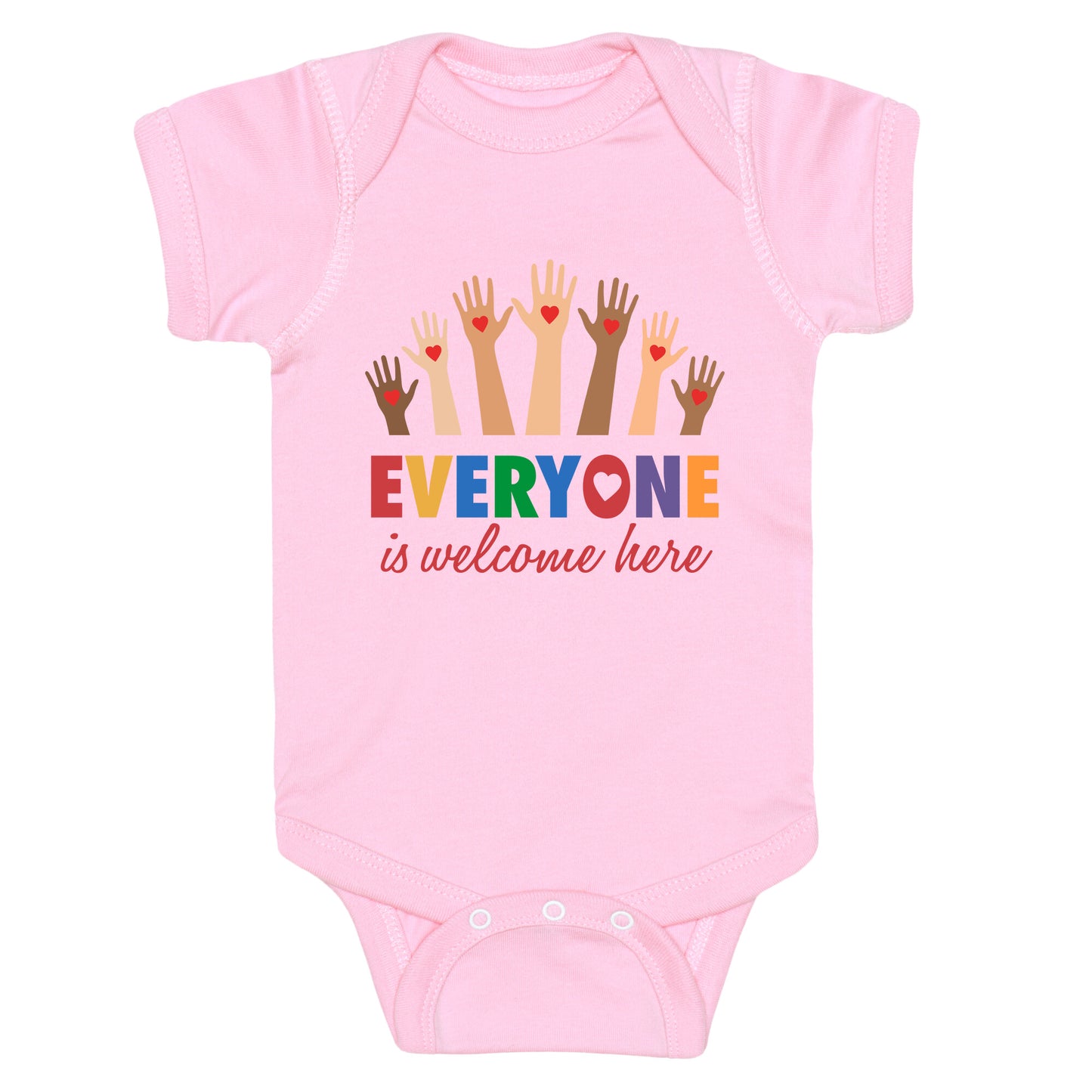 Everyone is Welcome Baby One-Piece