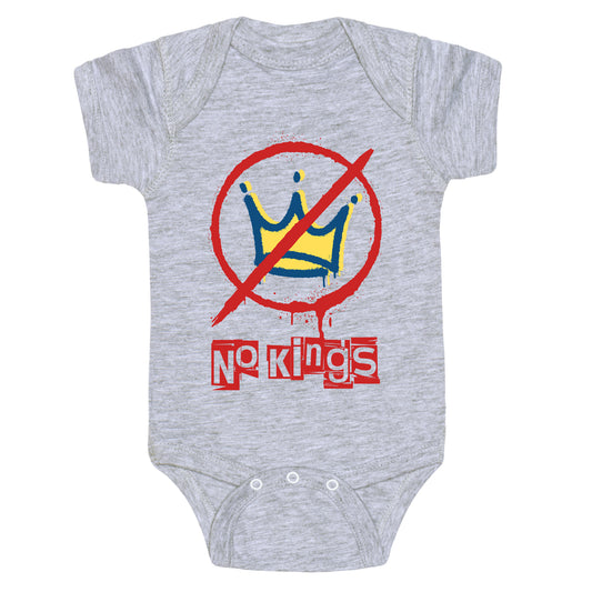 No Kings Baby One-Piece
