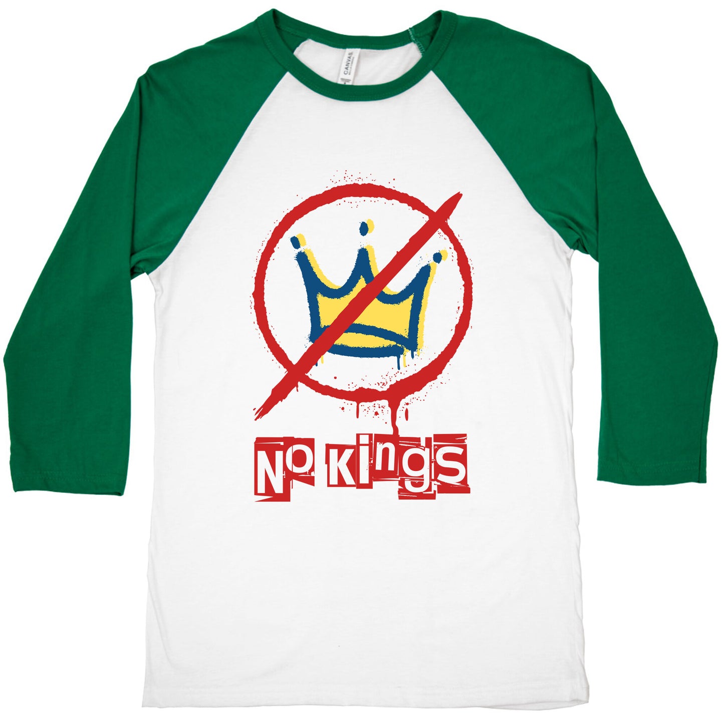 No Kings Baseball Tee
