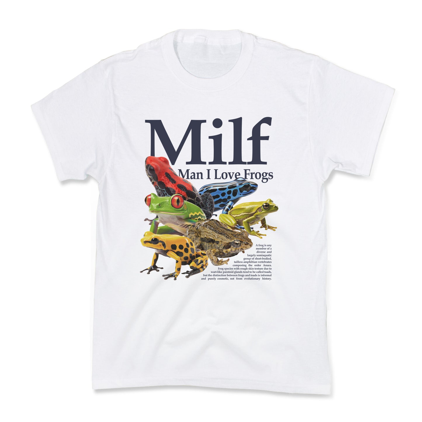 MILF  Man I Love Frogs Kids Tee