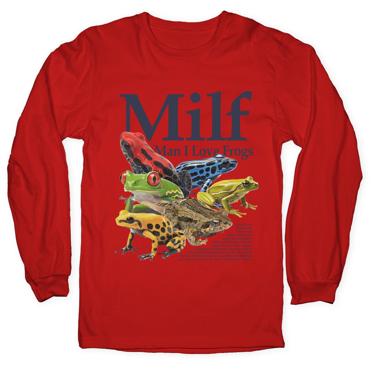 MILF  Man I Love Frogs Longsleeve Tee