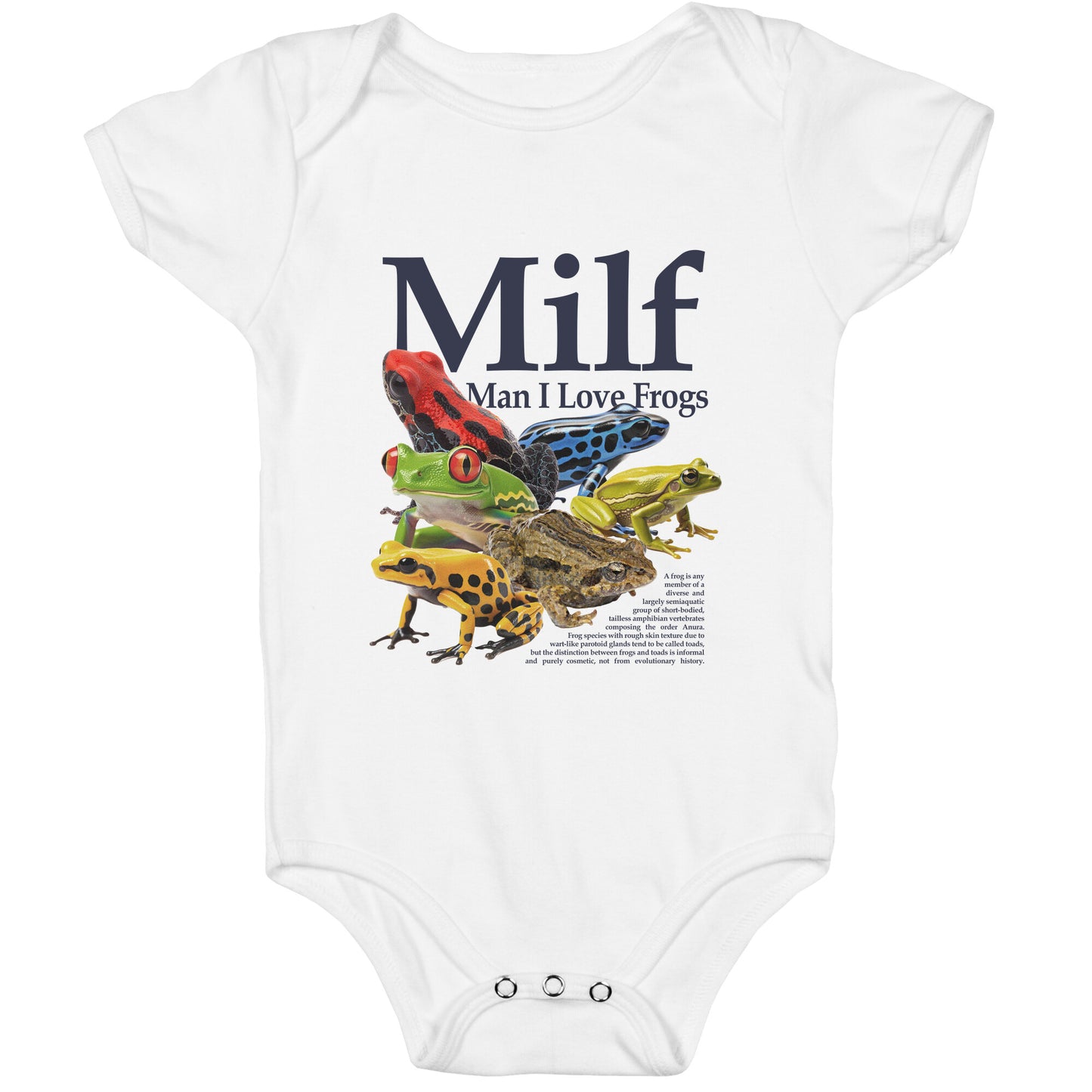 MILF  Man I Love Frogs Baby One-Piece